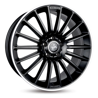 Keskin Wheels KT15 Matt Black Lip Polish 8.5x19 ET 45 5/112 | Alufelge kaufen - Große Auswahl an Felgen für Autos | Alfa Cars