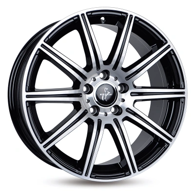 Keskin Wheels KT16 Black Front Polish 8.5x19 ET 45 5/112 | Alufelge kaufen - Große Auswahl an Felgen für Autos | Alfa Cars