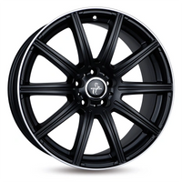 Keskin Wheels KT16 Matt Black Lip Polish 8x18 ET 30 5/112 | Alufelge kaufen - Große Auswahl an Felgen für Autos | Alfa Cars