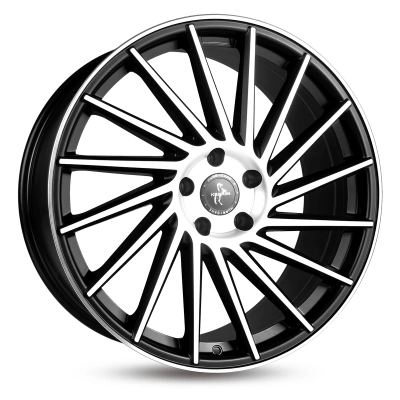 Keskin Wheels KT17 Matt Black Front Polish 9.5x21 ET 38 5/120 | Alufelge kaufen - Große Auswahl an Felgen für Autos | Alfa Cars