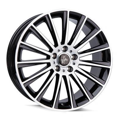 Keskin Wheels KT18 Matt Black Lip Polish 10x22 ET 40 5/130 | Alufelge kaufen - Große Auswahl an Felgen für Autos | Alfa Cars