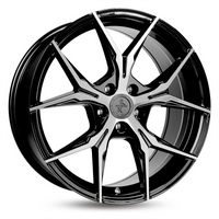 Keskin Wheels KT19 Black Front Polish 8x18 ET 35 5/120 | Alufelge kaufen - Große Auswahl an Felgen für Autos | Alfa Cars