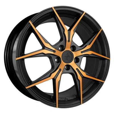 Keskin Wheels KT19N Matt Black Front Copper 8.5x19 ET 30 5/112 | Alufelge kaufen - Große Auswahl an Felgen für Autos | Alfa Cars