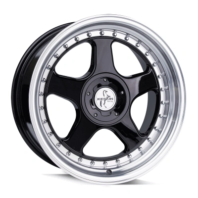 Keskin Wheels KT1 Black Lip Polish 10x18 ET 35 5/112 | Alufelge kaufen - Große Auswahl an Felgen für Autos | Alfa Cars
