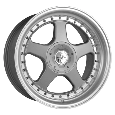Keskin Wheels KT1 Titan Grey Lip Polish 10x18 ET 25 5/100 | Alufelge kaufen - Große Auswahl an Felgen für Autos | Alfa Cars