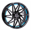 Black Painted Blue Inside