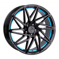 Black Painted Blue Inside