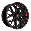 Black Painted Red Inside