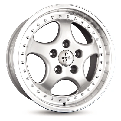 Keskin Wheels KT2 Silver Lip Polish 8.5x18 ET 52 5/130 | Alufelge kaufen - Große Auswahl an Felgen für Autos | Alfa Cars