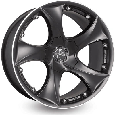 Keskin Wheels KT9 Matt Black Lip Polish 9x20 ET 30 5/130 | Alufelge kaufen - Große Auswahl an Felgen für Autos | Alfa Cars