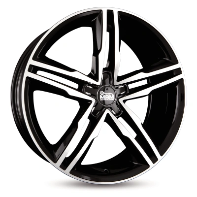 MAM Wheels A1 Black Front Polish 8x19 ET 30 5/112 | Alufelge kaufen - Große Auswahl an Felgen für Autos | Alfa Cars