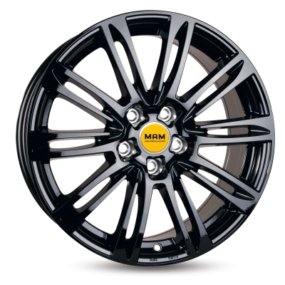MAM Wheels A4 Black Painted 7x16 ET 38 5/114.3 | Alufelge kaufen - Große Auswahl an Felgen für Autos | Alfa Cars