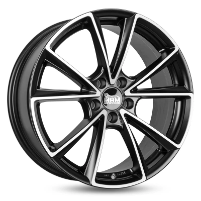 MAM Wheels A5 Matt Black Front Polish 8x19 ET 45 5/112 | Alufelge kaufen - Große Auswahl an Felgen für Autos | Alfa Cars