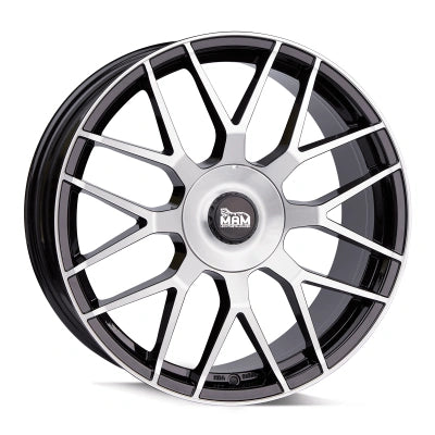 MAM Wheels GT1 Black Front Polish 8.5x19 ET 30 5/100 | Alufelge kaufen - Große Auswahl an Felgen für Autos | Alfa Cars