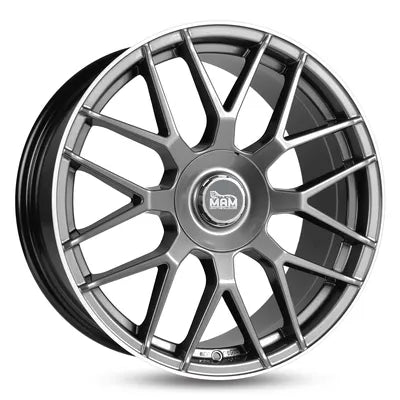 MAM Wheels GT1 Palladium Lip Polish 8.5x20 ET 30 5/112 | Alufelge kaufen - Große Auswahl an Felgen für Autos | Alfa Cars