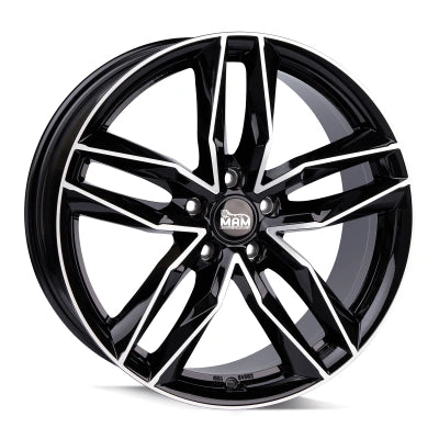 MAM Wheels RS3 Black Front Polish 8.5x20 ET 30 5/112 | Alufelge kaufen - Große Auswahl an Felgen für Autos | Alfa Cars