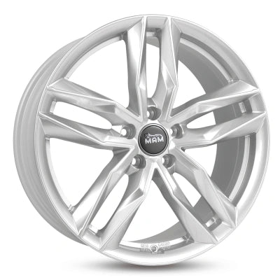 MAM Wheels RS3 Silver Painted 8.5x19 ET 30 5/112 | Alufelge kaufen - Große Auswahl an Felgen für Autos | Alfa Cars