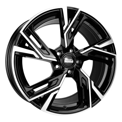 MAM Wheels RS5 Black Front Polish 8.5x20 ET 40 5/108 | Alufelge kaufen - Große Auswahl an Felgen für Autos | Alfa Cars