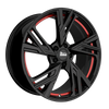 Black Painted Red Inside