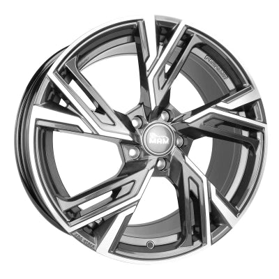 MAM Wheels RS5 Palladium Front Polish 8.5x19 ET 40 5/114.3 | Alufelge kaufen - Große Auswahl an Felgen für Autos | Alfa Cars