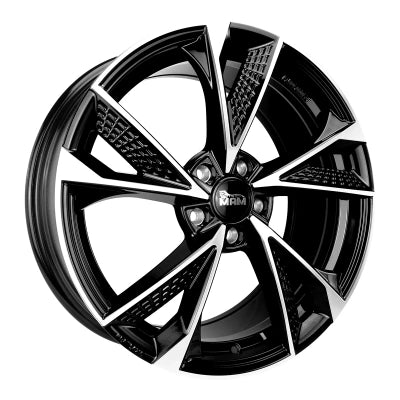 MAM Wheels RS6 Black Front Polish 8.5x19 ET 35 5/120 | Alufelge kaufen - Große Auswahl an Felgen für Autos | Alfa Cars