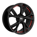 Black Painted Red Inside