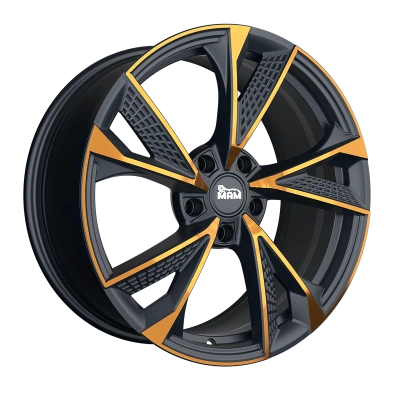 MAM Wheels RS6 Matt Black Front Copper 8.5x19 ET 35 5/120 | Alufelge kaufen - Große Auswahl an Felgen für Autos | Alfa Cars