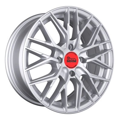 MAM Wheels RS4 Matt Silver Painted 7x16 ET 35 4/108 | Alufelge kaufen - Große Auswahl an Felgen für Autos | Alfa Cars