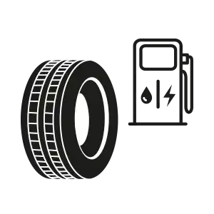 Rolling Resistance Icon